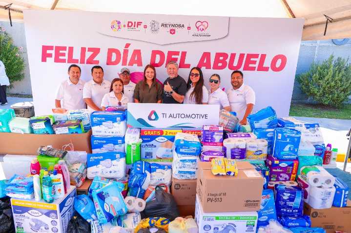 Agradece DIF-Reynosa solidaridad en colecta por el Día del Abuelo en Casa Hogar del Adulto Mayor