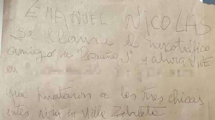 Triple crimen en Florencio Varela: dejaron una nota en una comisaría con pistas sobre Pequeño J