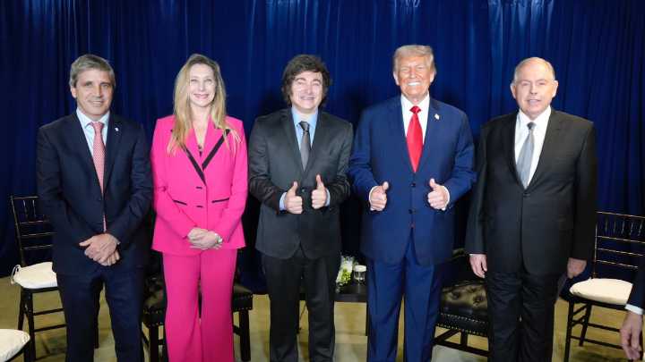 Donald Trump expresó su "apoyo total" a Milei de cara a las elecciones
