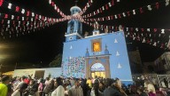 El Barrio de San Miguel recibe este a cientos de feligreses en la festividad de los tres Arcángeles