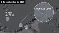 Imágenes satelitales muestran dónde están algunos de los buques de EE.UU. desplegados en el Caribe