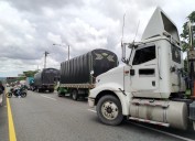 Suroeste en paro: transportadores de carga presionan con protesta hasta lograr acuerdo