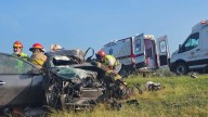 Un muerto y un herido grave en choque frontal de auto y tráiler en ruta Victoria