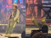 Cantante sufrió feroz desmayo en pleno concierto: preocupó a un estadio entero