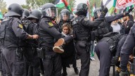 Diez policías por cada ciclista en la llegada de la Vuelta a Madrid
