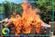 Incineran cerca de seis millones de cigarros apócrifos en Campeche