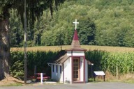 Tiny Wayside Chapel invites travelers to pause on US 2