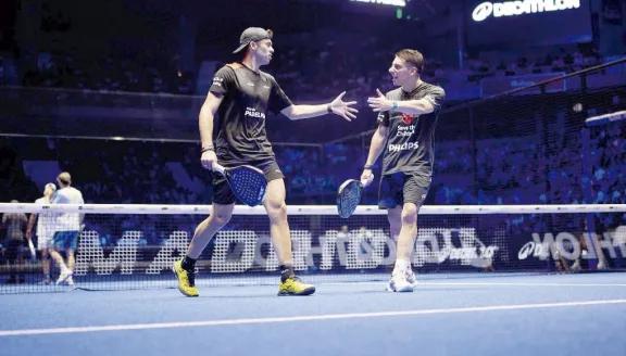 Augsburger metió batacazo en el mundo del pádel y se metió en la final del P1 de Madrid