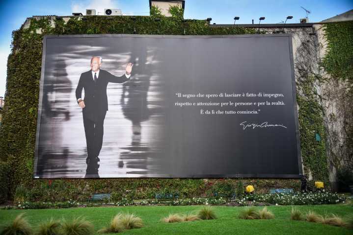 La lectura del testamento de Giorgio Armani dejó con un nudo en la garganta a sus herederos