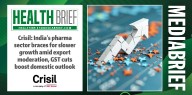 Crisil: India’s pharma sector braces for slower growth amid export moderation, GST cuts boost domestic outlook