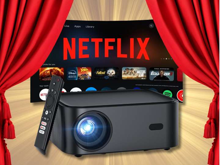 Amazon has this outdoor 4K movie projector on sale for its cheapest price ever