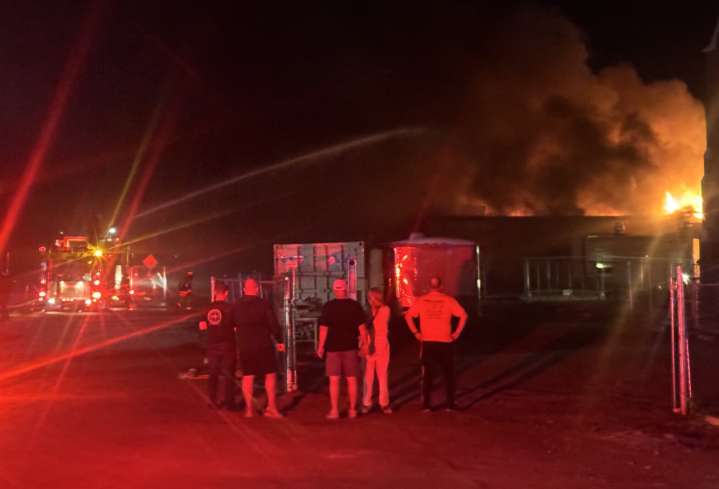 Jamestown firefighters working to extinguish fire on UJ campus