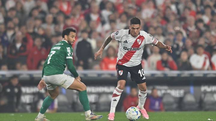 River mostró otra cara en el segundo, pero perdió en la ida ante Palmeiras