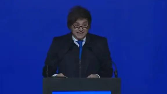 Javier Milei cerró la campaña con críticas al kirchnerismo y pedido de movilización