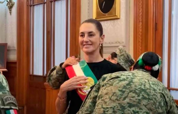 “Portar la banda presidencial es un honor y un privilegio”