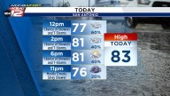 SUNDAY WEATHER UPDATE: Areas of rain could lead to spots of street flooding