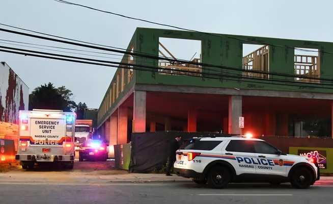 Trabajador aplastado en construcción