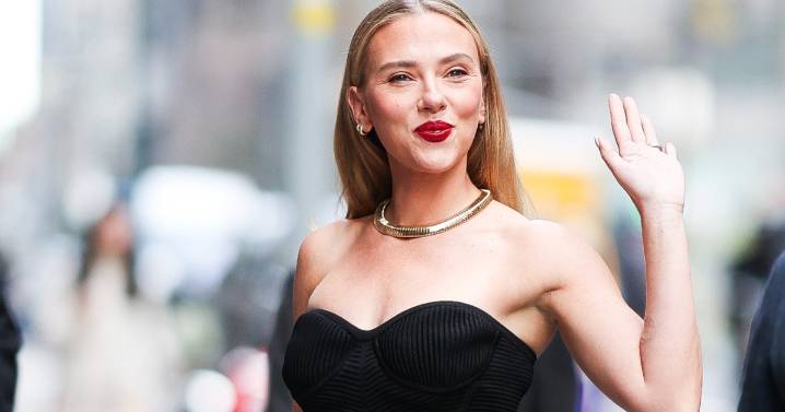 Scarlett Johansson Stuns in Black Dress, Fans Call Her 'People's Princess'