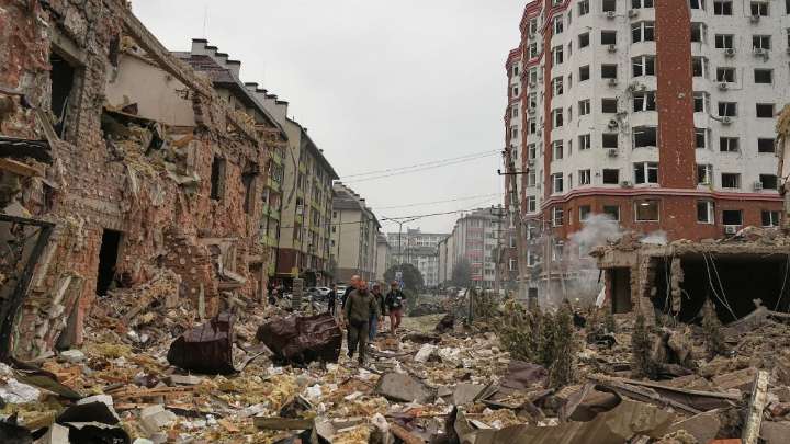 Intenso ataque ruso con drones y misiles sobre Kiev deja 4 muertos y al menos 10 heridos