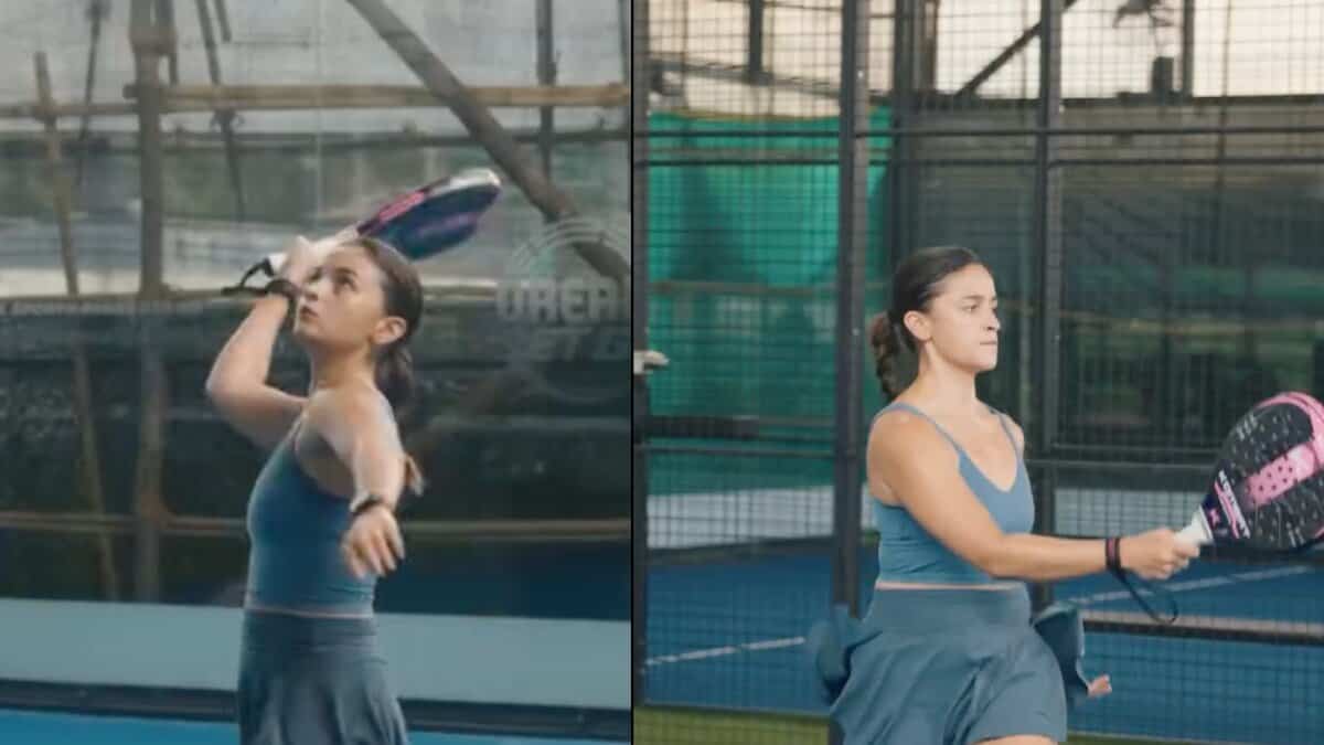 Alia Bhatt shows her obsession with new padel sport
