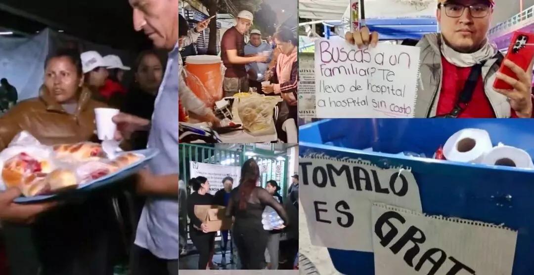 Solidaridad real tras la tragedia: ciudadanos se vuelcan en ayuda a víctimas de la explosión en Iztapalapa
