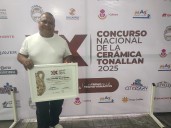 Artesano de Capula obtiene premio en concurso nacional de cerámica: Casart