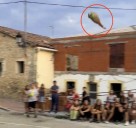 Spanish village where people go wild for tossing their ham