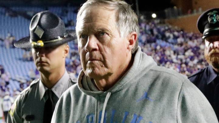 Bill Belichick reportedly bans Patriots scouts from UNC practices