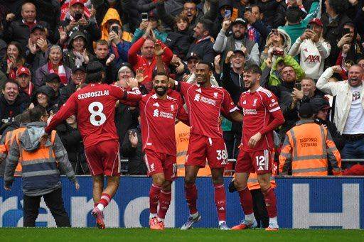 Liverpool maintains perfect Premier League start, beats Everton 2