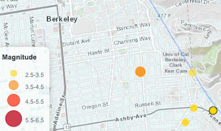 2.8 quake jolts Berkeley area Thursday morning