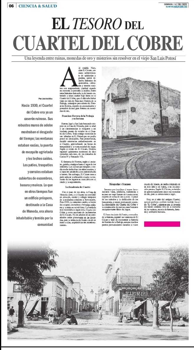 El Tesoro del Cuartel del Cobre