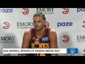 Hawks first round draft pick from UGA, Asa Newell, talks hype around first season