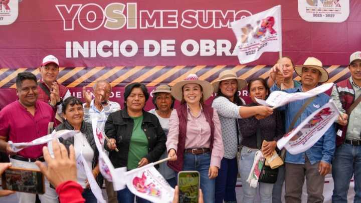 Inician pavimentación en Nicolás Romero