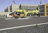 Rescatan en helicóptero a una mujer de 70 años en un sendero de difícil acceso en Pájara