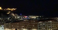 Incendio bajo el Castillo de Santa Catalina de Jaén