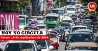 Hoy No Circula 18 de septiembre 2025: autos y placas que descansan en CDMX y Edomex