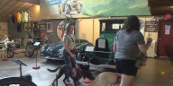 Service dogs prepare for the real world at Dunlap’s Wheels O’ Time Museum