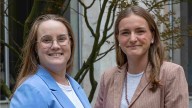 Las dos estudiantes que representarán a los más de 13.000 alumnos de la Universidad de Navarra este curso