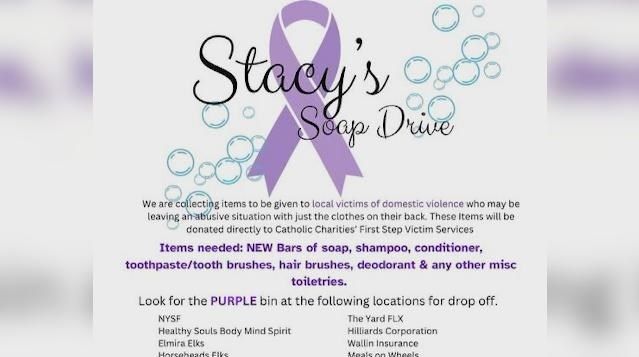 Stacy's Soap Drive: Collecting Items for Domestic Violence Survivors
