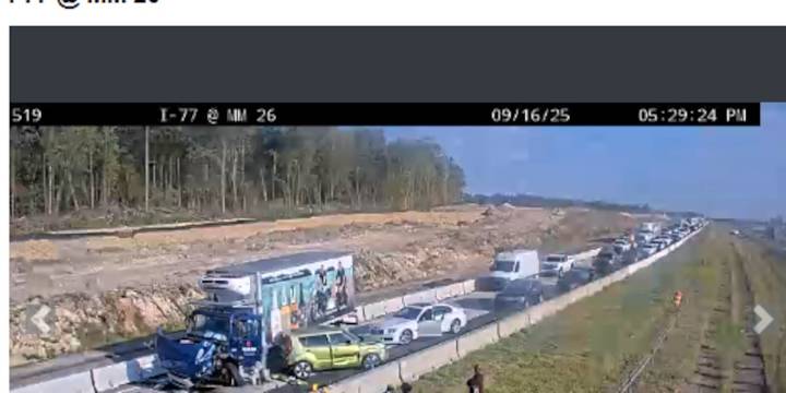 Traffic slowed after crash involving box truck on I