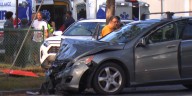 3 hospitalized after Springfield car crash