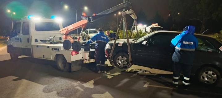Operativo y secuestro de vehículos en “Las Perdices”