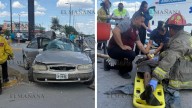Yahir está al borde de la muerte tras destrozar su auto en el Bulevar Canseco; casi se parte en dos