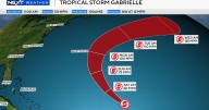 Will Tropical Storm Gabrielle impact South Florida? See the storm's projected path.