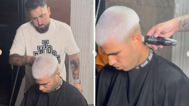 Este es el barbero murciano donde Carlos Alcaraz se ha tintado el pelo de blanco