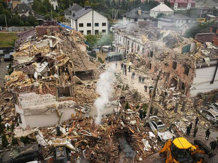 Week in Pictures: From a typhoon in Asia to missile strikes in Kyiv