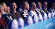 Point scoring and laughs at AFL grand final breakfast