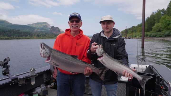 Oregon's Columbia River offers abundant salmon for anglers