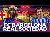 Mirar, Barcelona vs. Real Sociedad en vivo directo por LaLiga: a qué hora juegan, qué canal transmite y dónde ver partido de hoy vía Movistar Plus, Amazon Prime, ESPN, Disney Plus, Sky, Fútbol Libre T