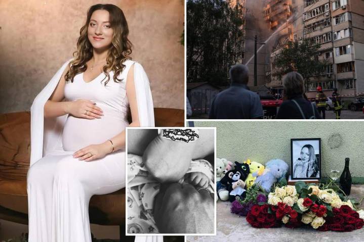 Mother and baby killed in massive Russian attack on Kyiv: reports